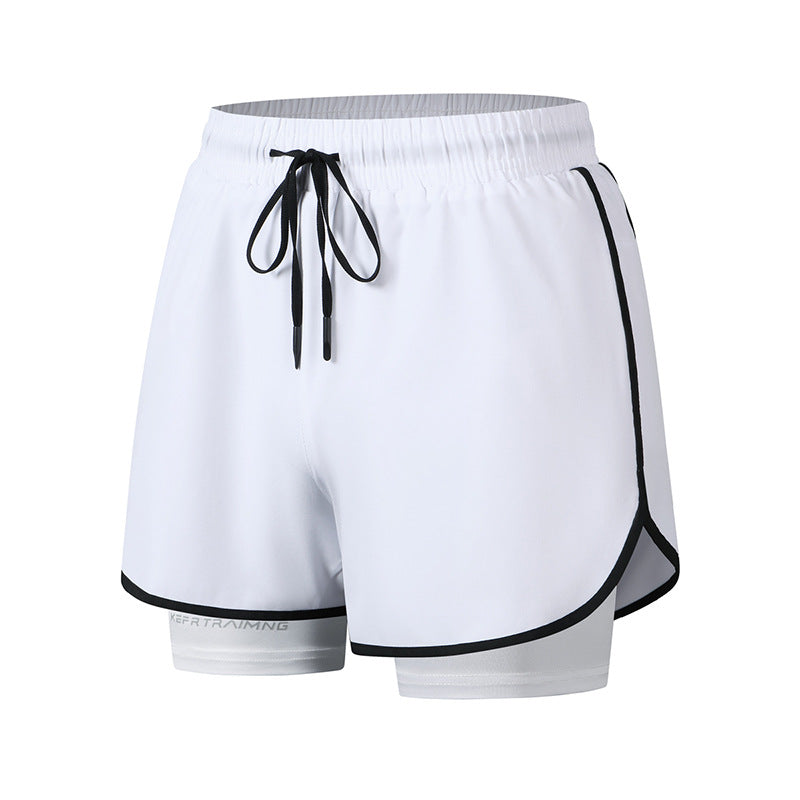 Layered Style Sports Basketball Shorts for Men