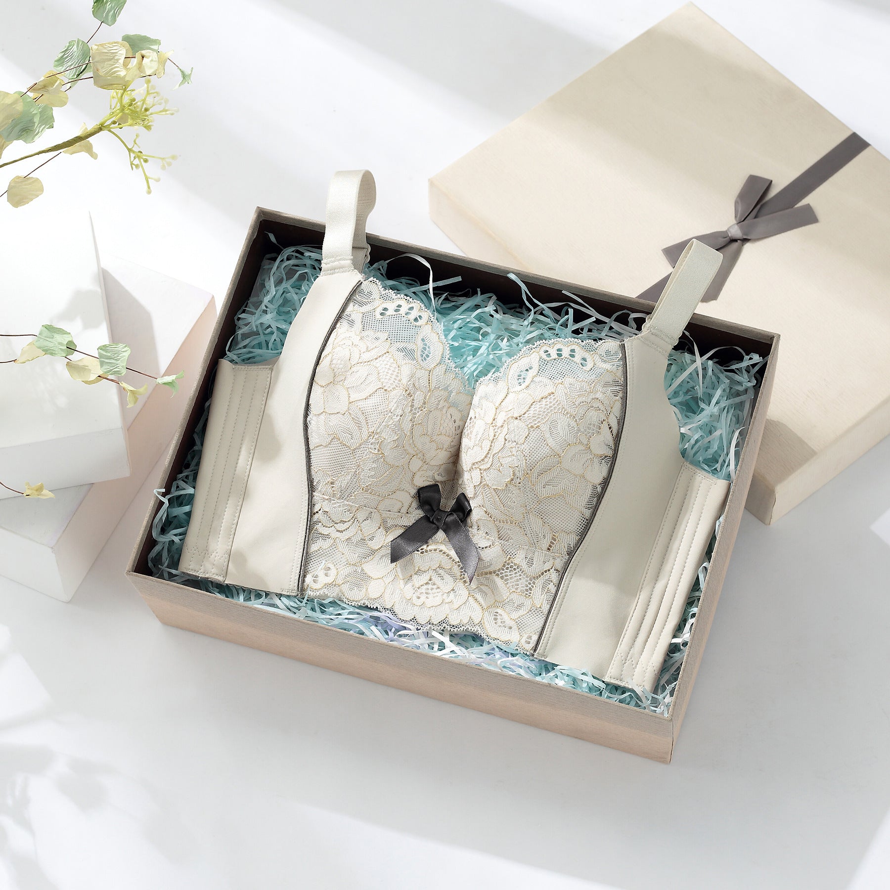 Aromatherapy Support Push Up Adjustment Bra