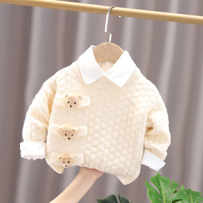 Boys and Girls Autumn/Winter Knit Pullover