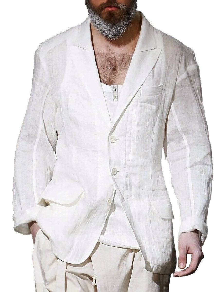 Men’s 3D Printed Casual Suit Jacket