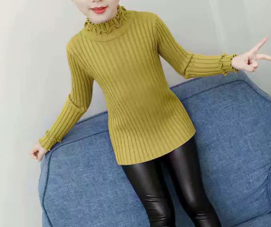 Girls Thickened Pullover Sweater
