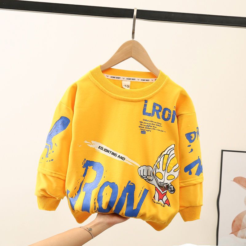 Hero Print Boys Long Sleeve Sweatshirt