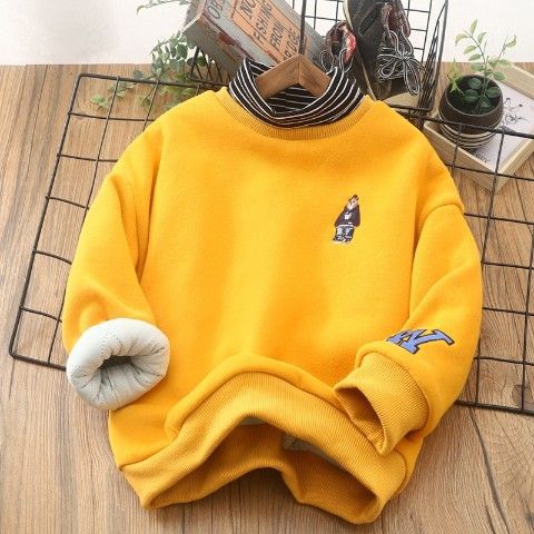Boys Half Turtleneck Cotton Sweatshirt