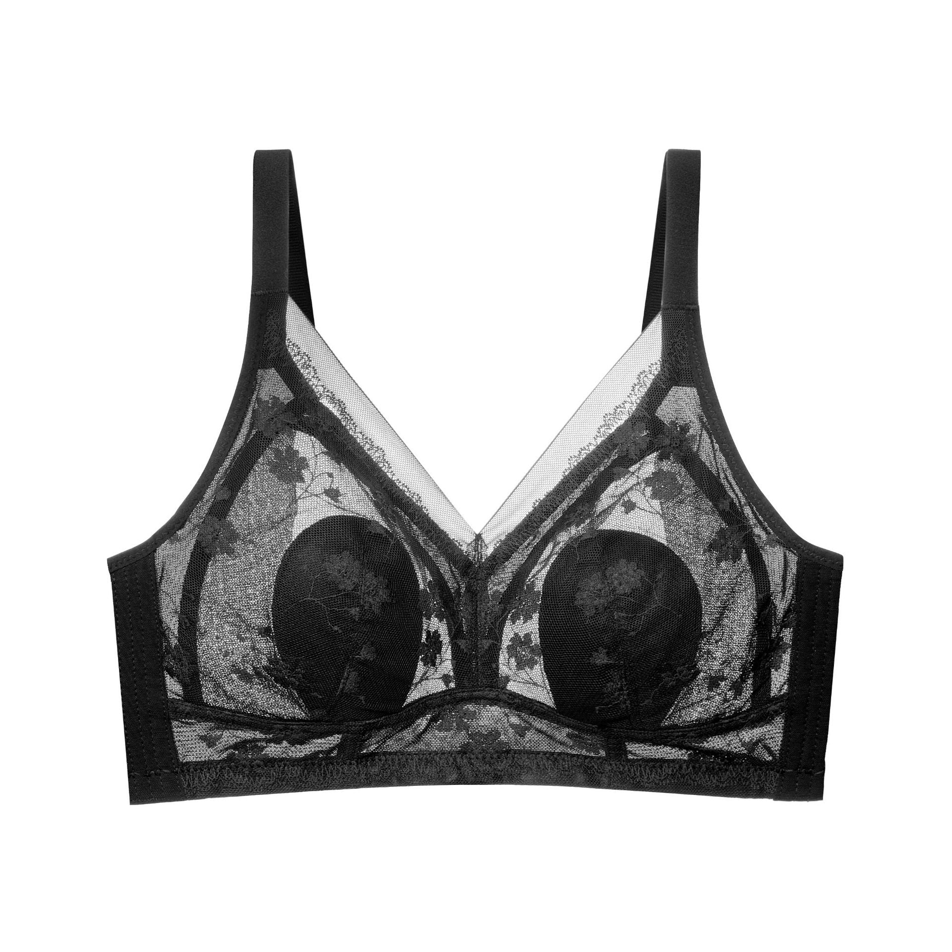 Ultra Thin Lace French Style Support Bra