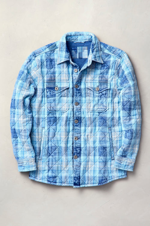 Cozy Diamond Pattern Thick Shirt Jacket