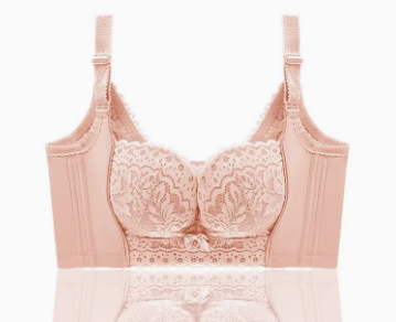 Adjustable Gathering Support Bra for Women