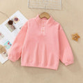 Cozy High Neck Fleece Sweatshirt for Kids