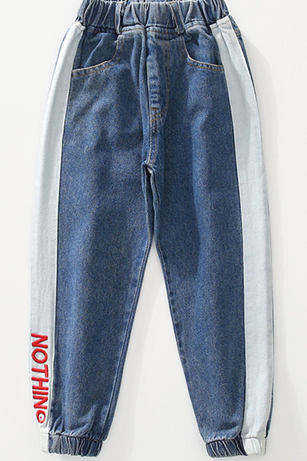 Kids Girls Side Pockets Style Jeans