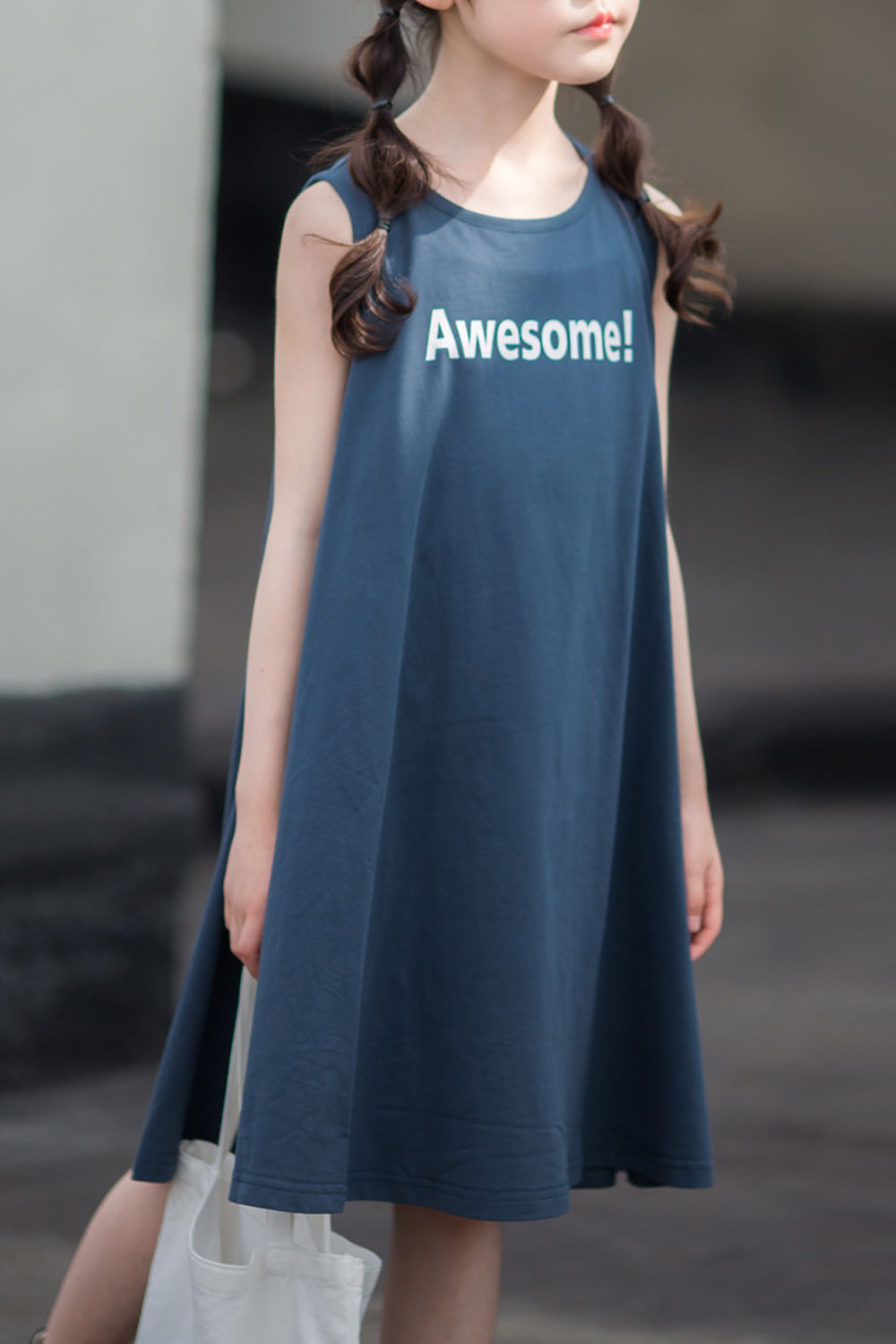 Kids Girls Sleeveless Summer Casual Dress