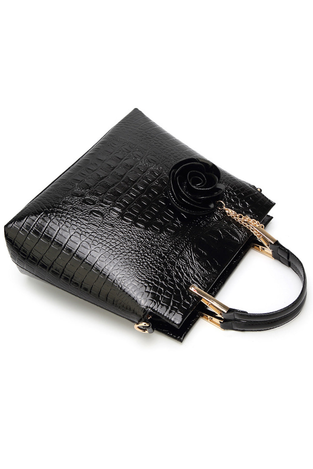 Women Soft PU Zipper Pocket Fashion Handbag