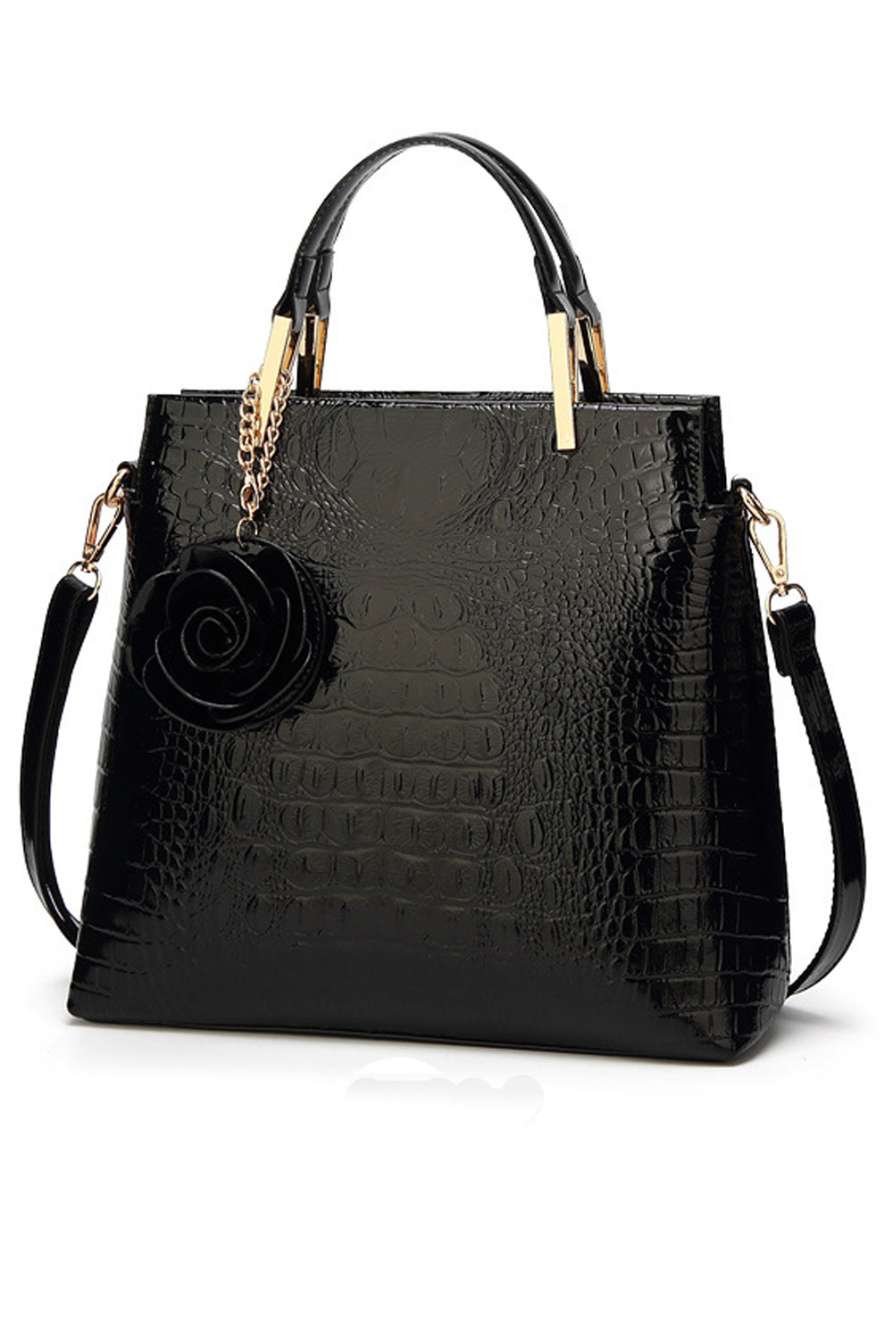 Women Soft PU Zipper Pocket Fashion Handbag
