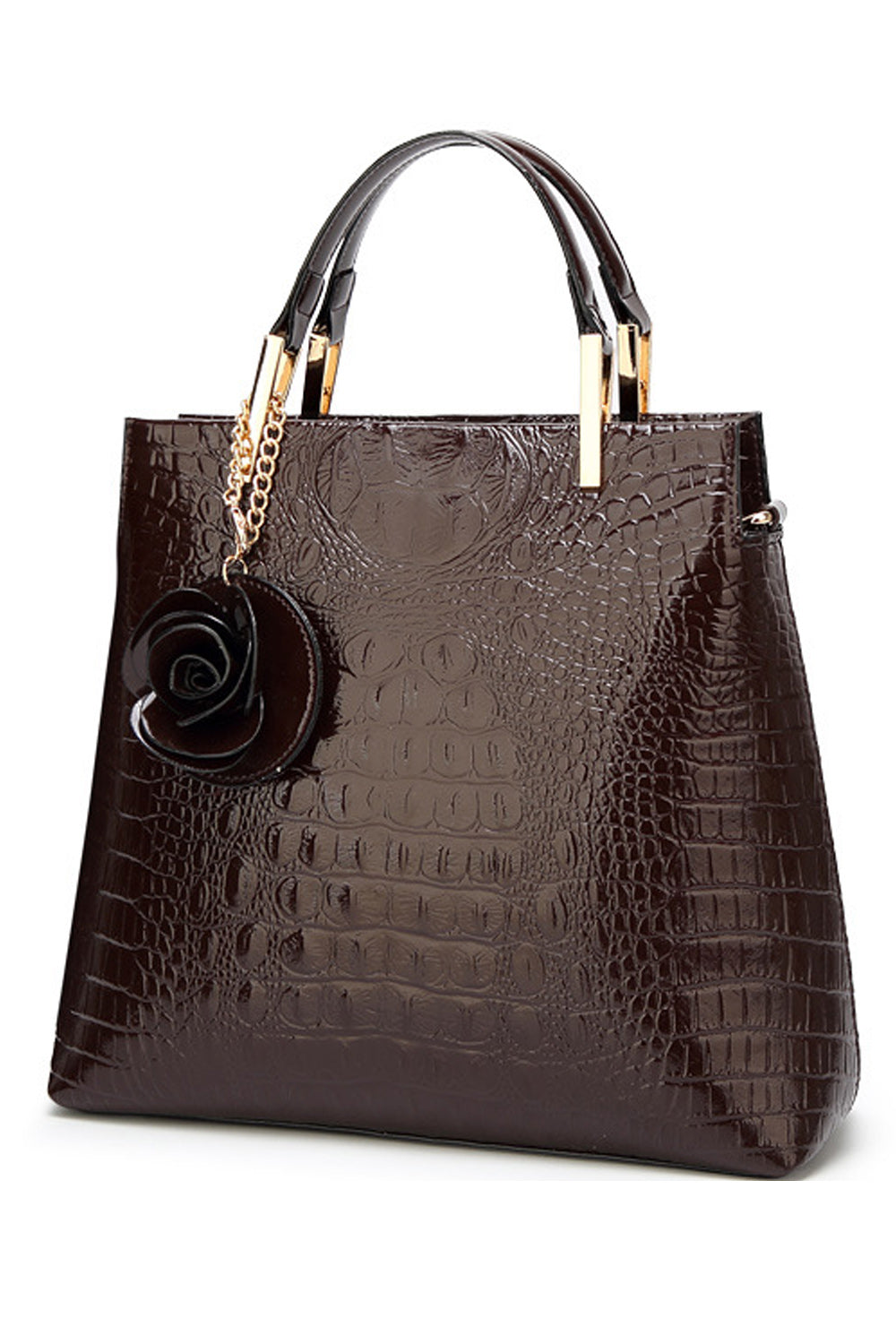 Women Soft PU Zipper Pocket Fashion Handbag