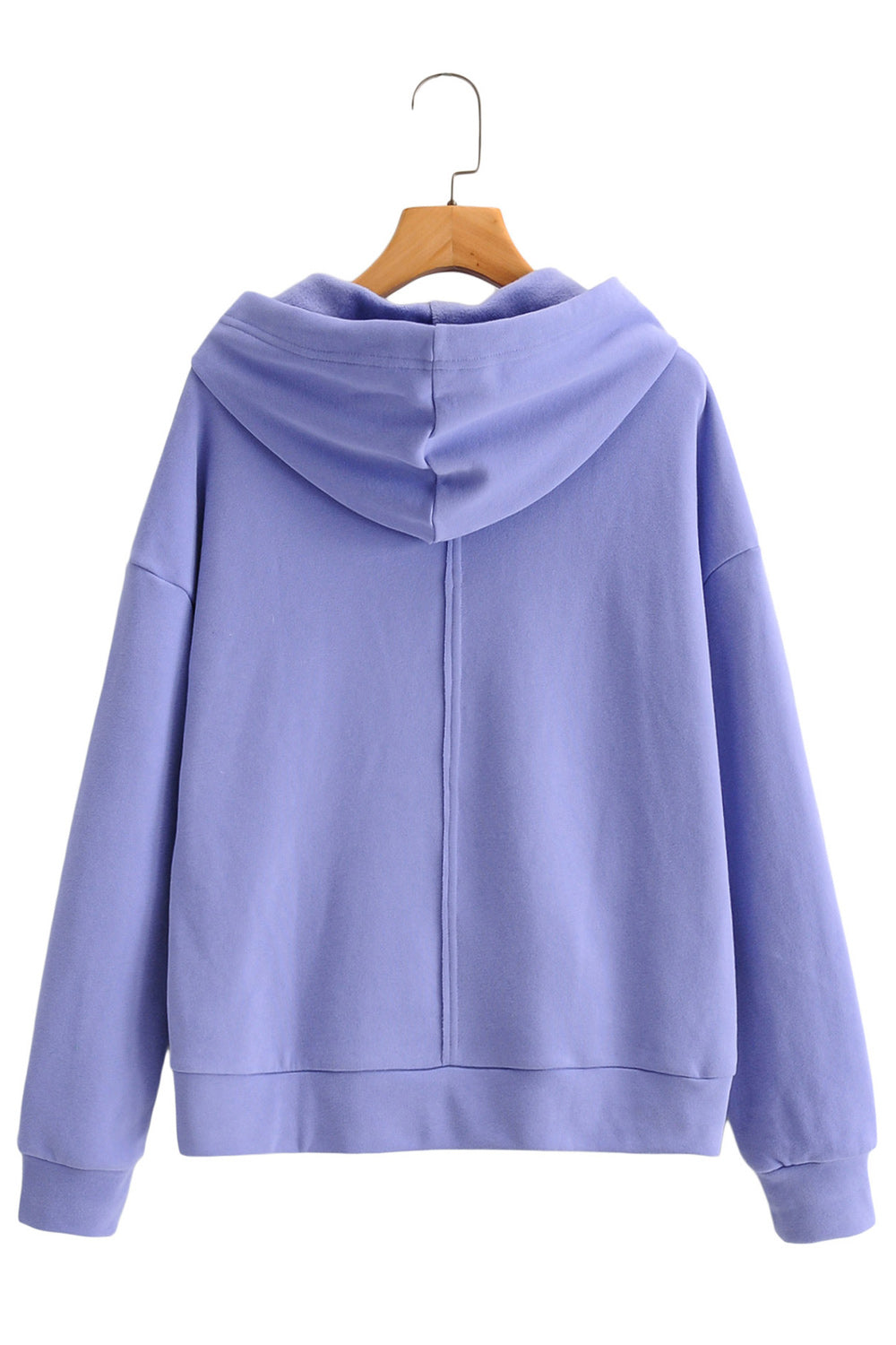 Women Solid Color Adjustable Hat Loose Fit Warm Hoodie