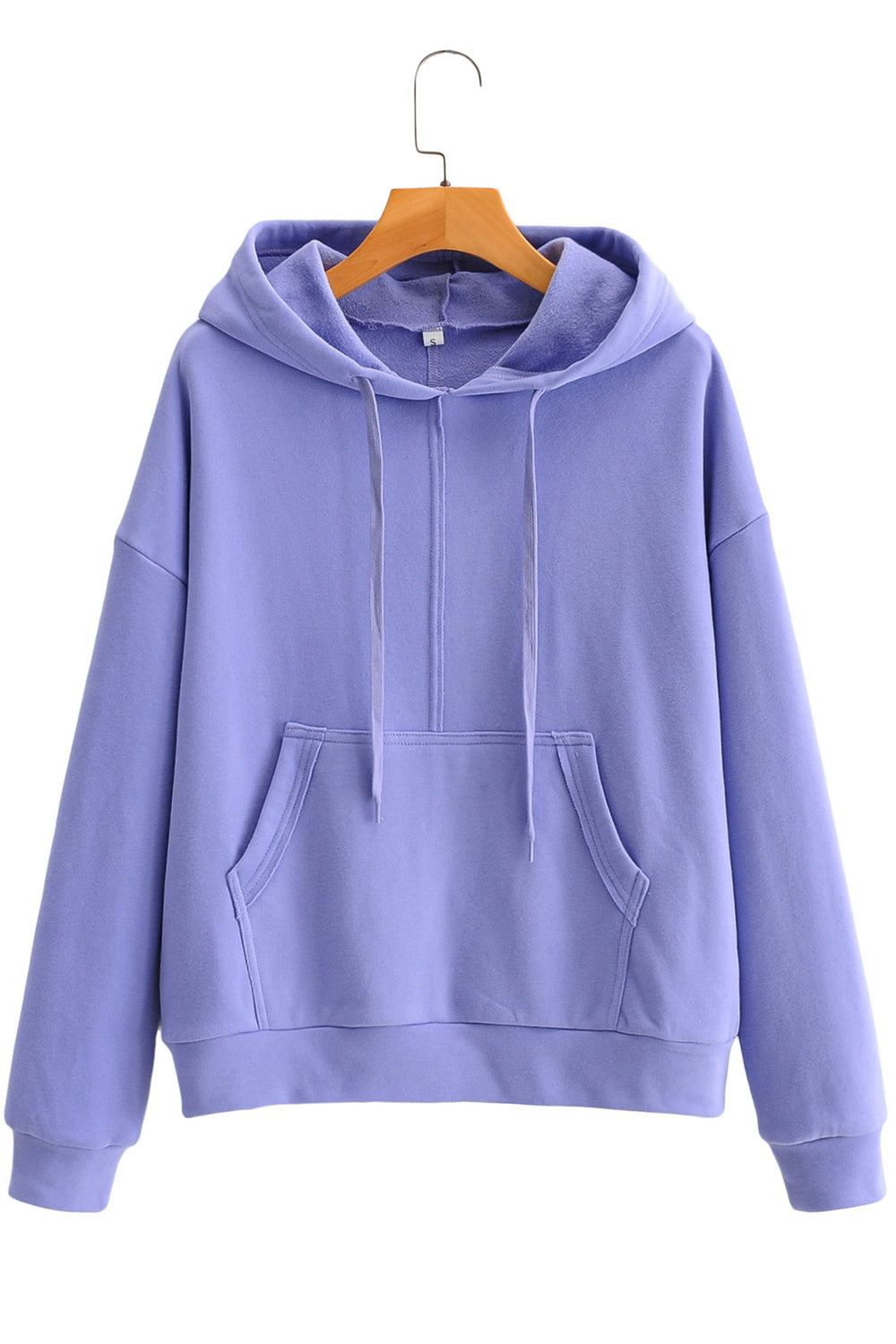 Women Solid Color Adjustable Hat Loose Fit Warm Hoodie