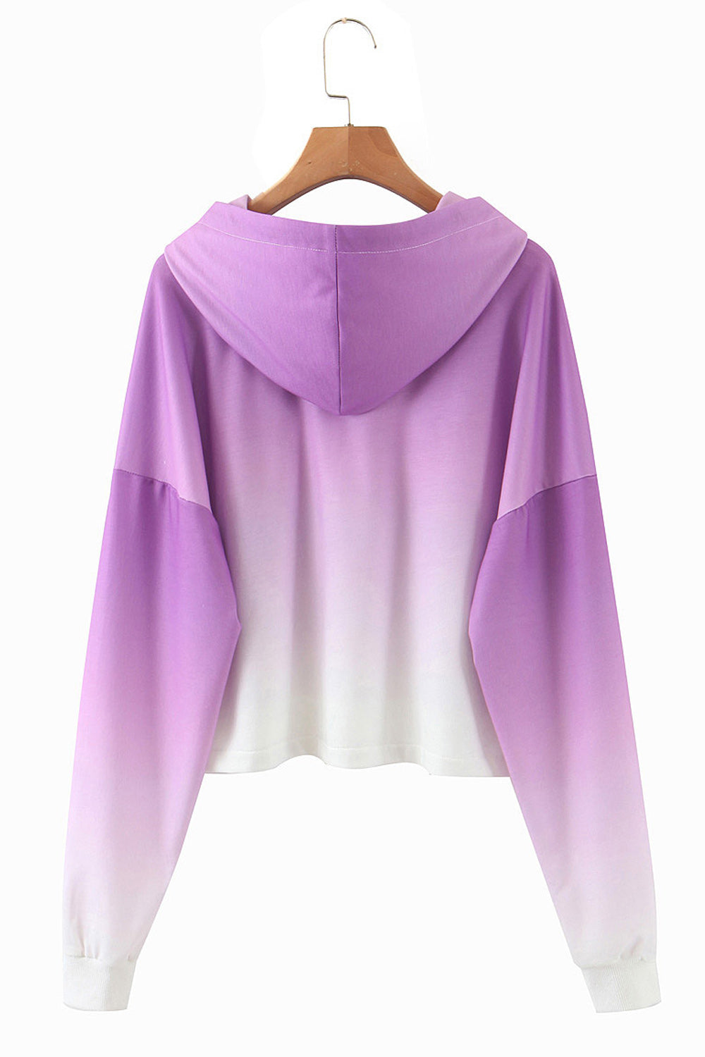 Women Gradient Style Long Sleeve Comfy Fashionable Hoodie