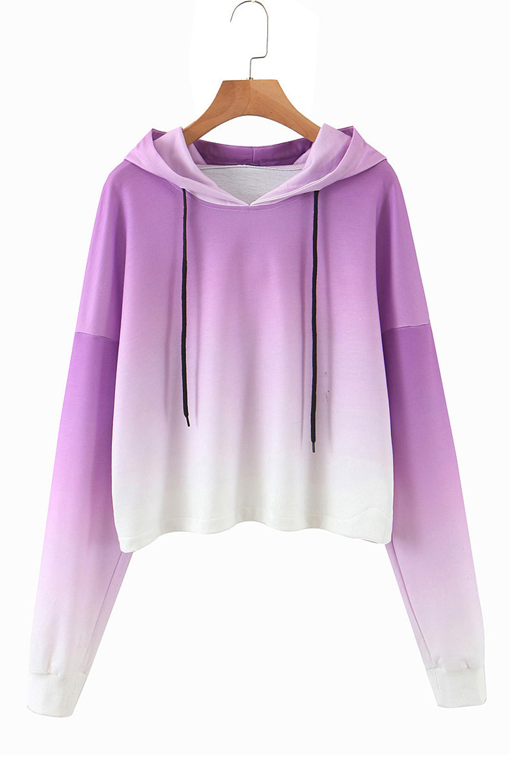 Women Gradient Style Long Sleeve Comfy Fashionable Hoodie