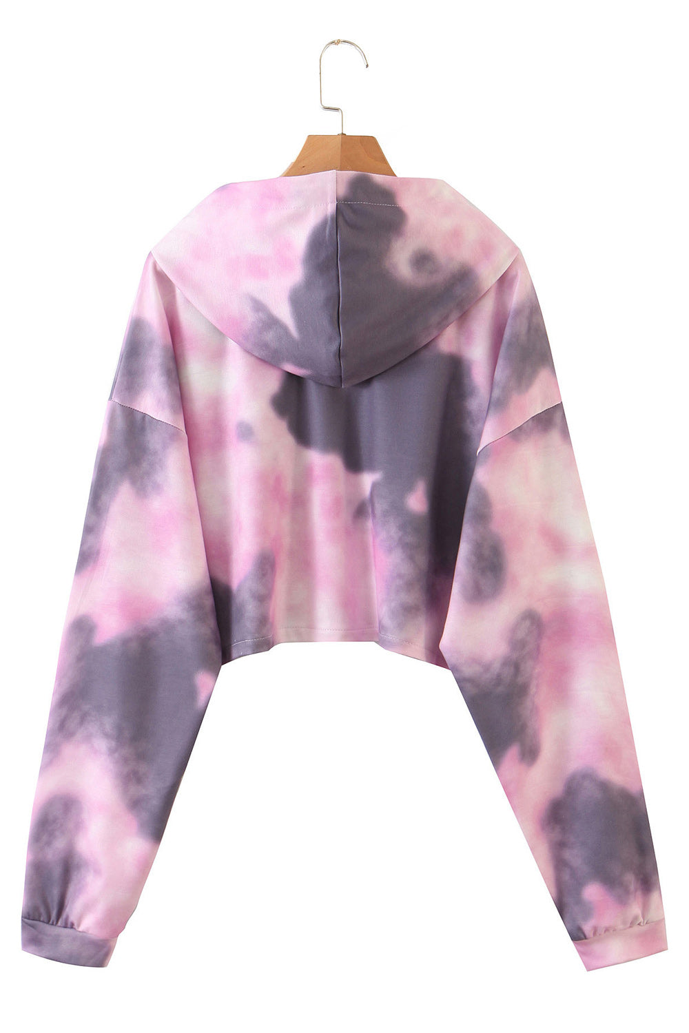 Women Tie Dye Pattern Elegant Styled Long Sleeve Warm Hoodie