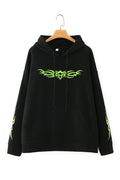 Women Classy Printed Style Convenient Long Sleeve Hoodie