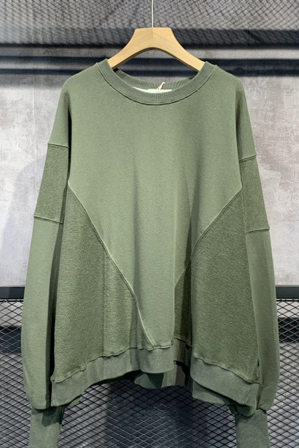 Women Solid Colored Elegant Loose Style Comfy Easy Round Neck Sweatshirt