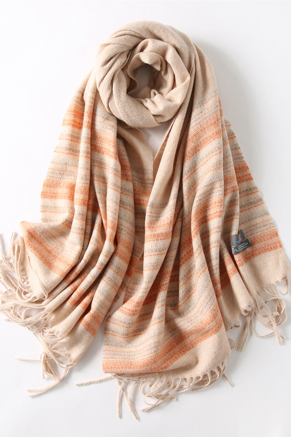 Women Beautiful Casual Solid Pattern Warm Thick Muffler