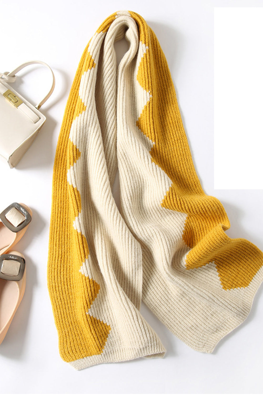 Women Knitted Solid Colored Warm Magnificent Winter Perfect Muffler