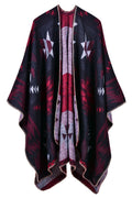 Women Stylish Warm Printed Style Cashmere Thick Winter Shawl