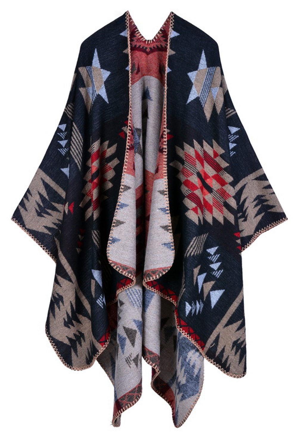 Women Stylish Warm Printed Style Cashmere Thick Winter Shawl