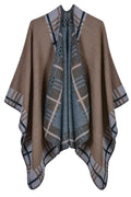Women Charming Plaid Pattern Unique Style Warm Casual Shawl