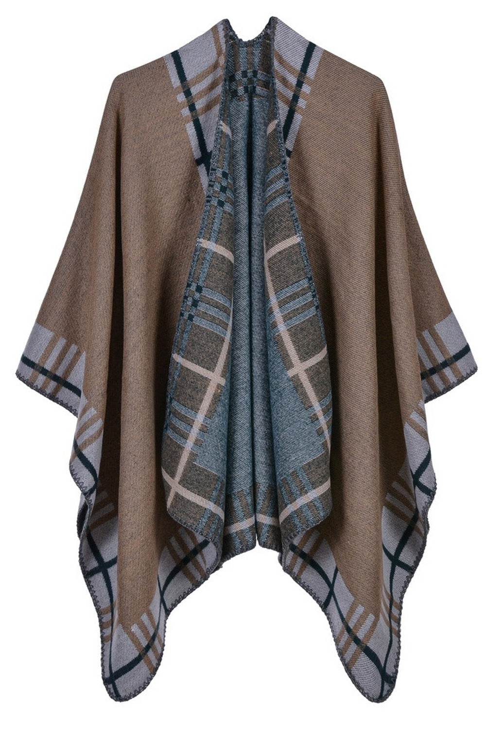 Women Charming Plaid Pattern Unique Style Warm Casual Shawl