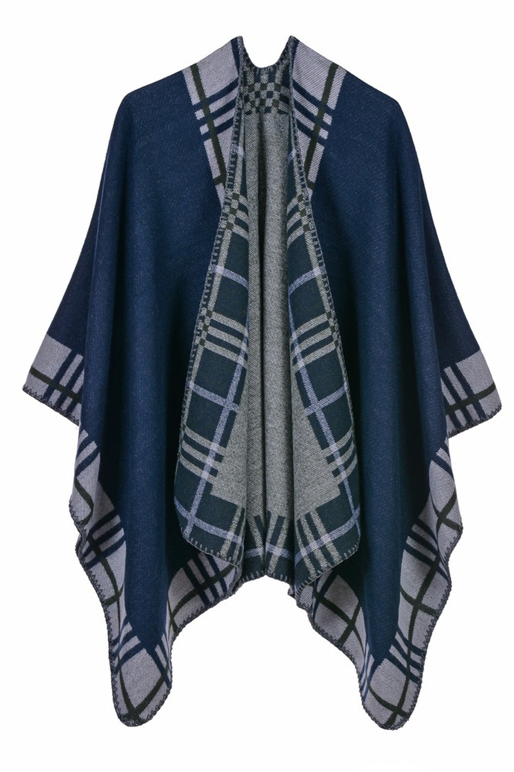 Women Charming Plaid Pattern Unique Style Warm Casual Shawl