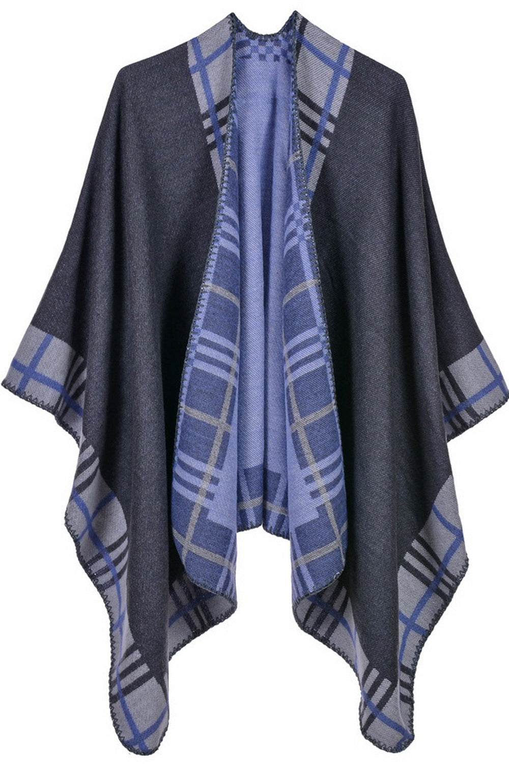Women Charming Plaid Pattern Unique Style Warm Casual Shawl