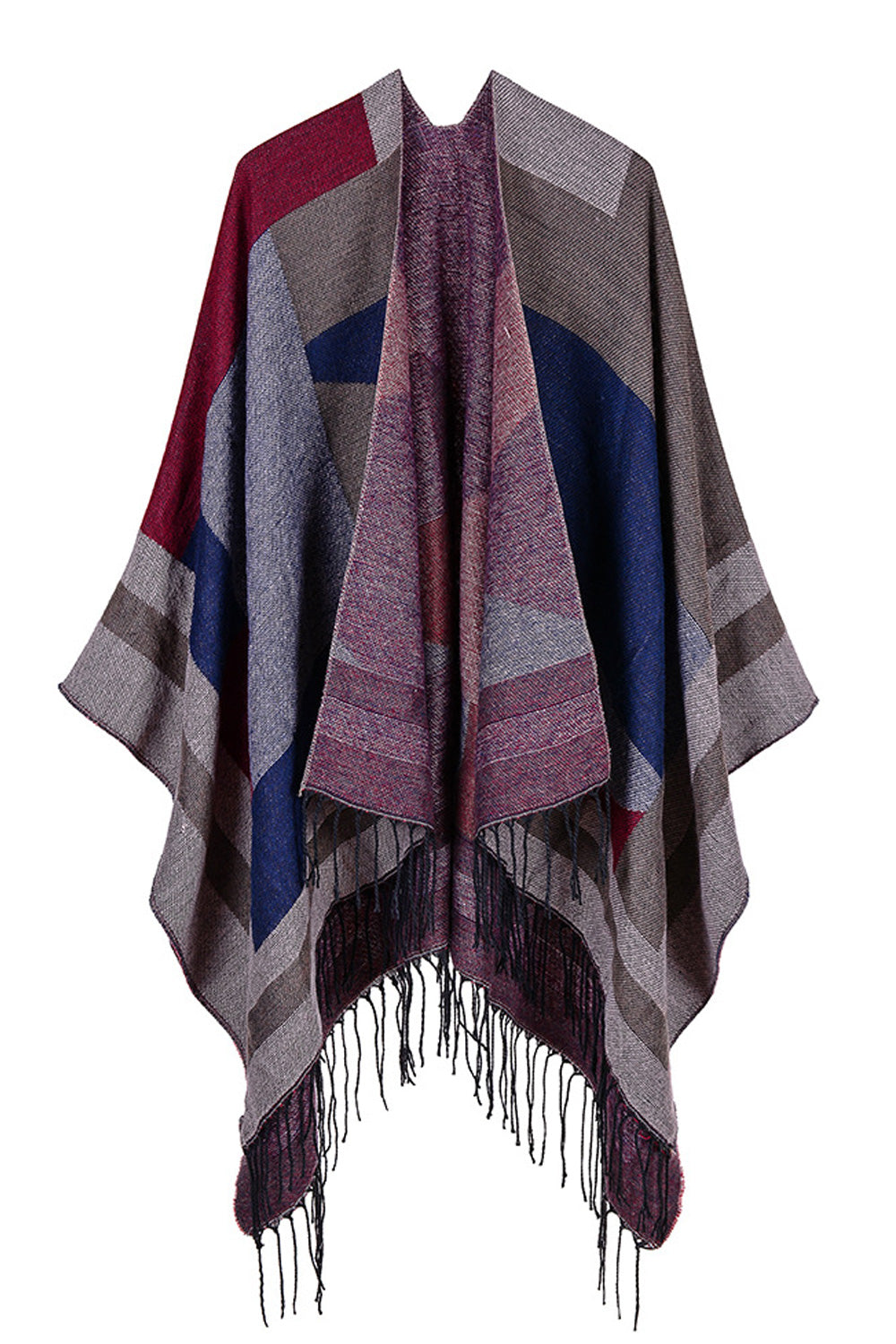 Women Classy Tassel Hem Warm Fashionable Casual Shawl