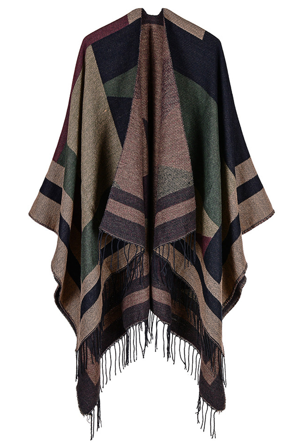 Women Classy Tassel Hem Warm Fashionable Casual Shawl