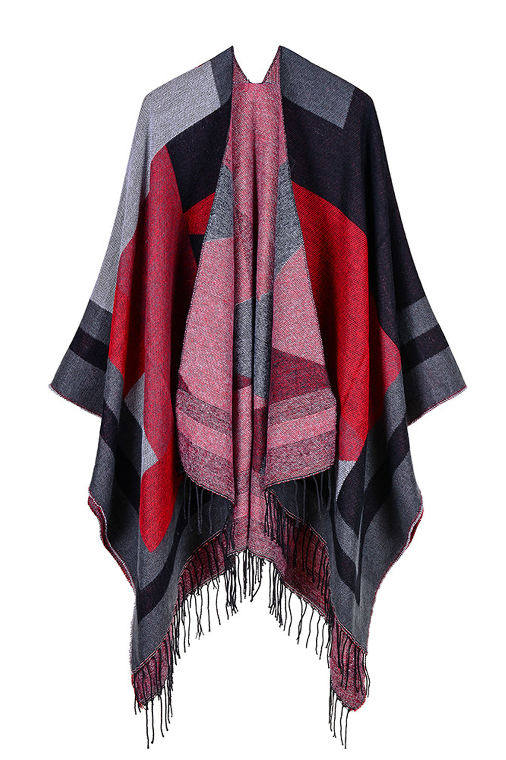 Women Classy Tassel Hem Warm Fashionable Casual Shawl