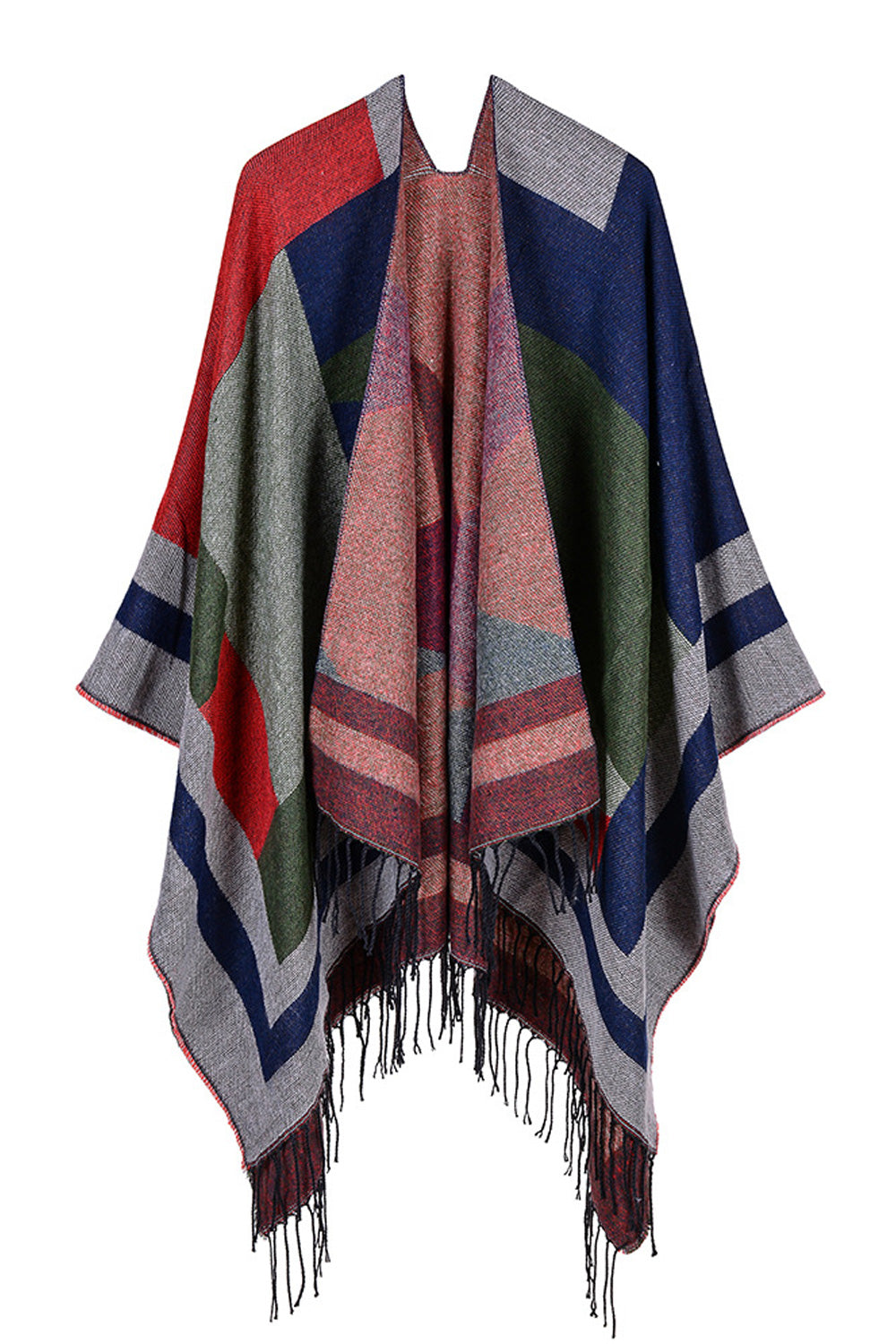 Women Classy Tassel Hem Warm Fashionable Casual Shawl