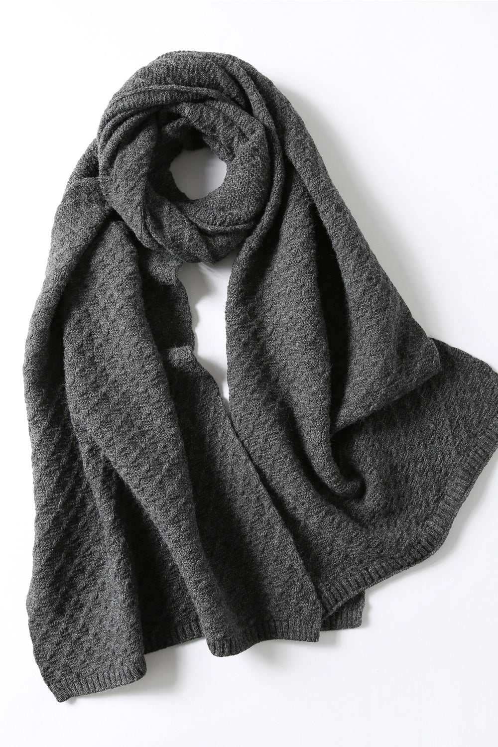 Women Cute Solid Colored Stylish Cashmere Thick Muffler