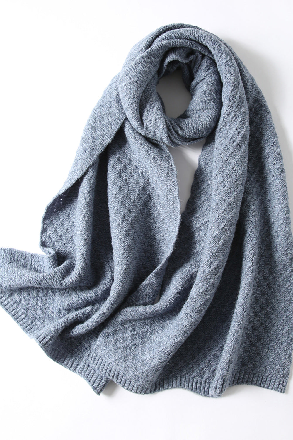 Women Cute Solid Colored Stylish Cashmere Thick Muffler