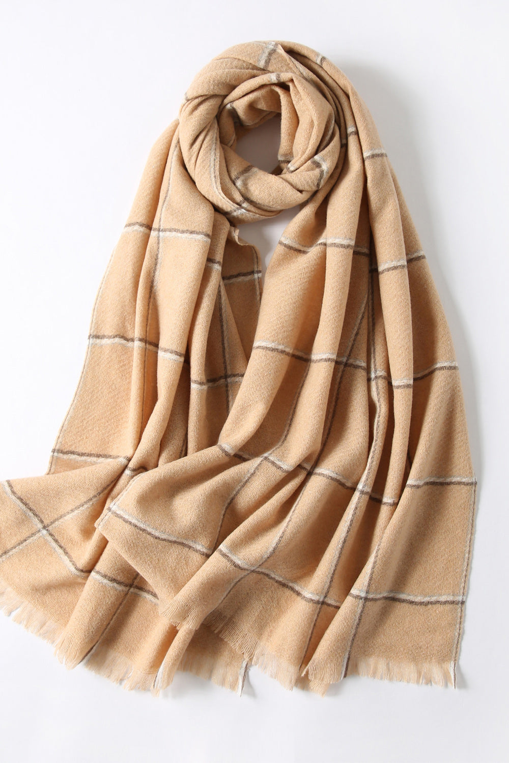 Women Elegant Styled Solid Pattern Comfy Winter Muffler
