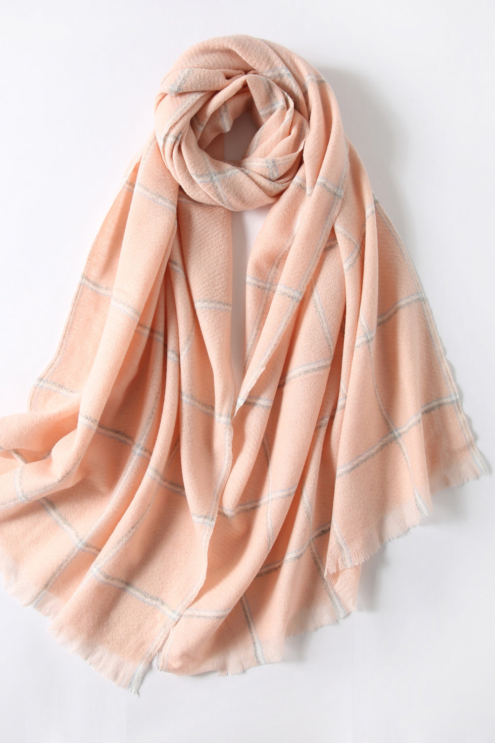Women Elegant Styled Solid Pattern Comfy Winter Muffler