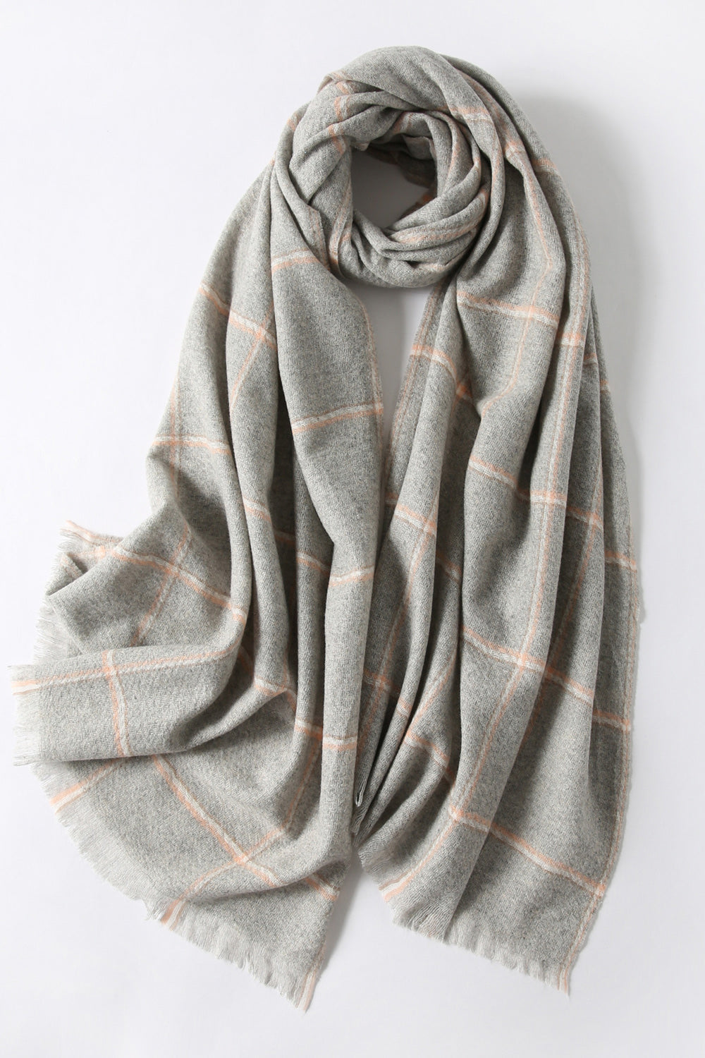 Women Elegant Styled Solid Pattern Comfy Winter Muffler