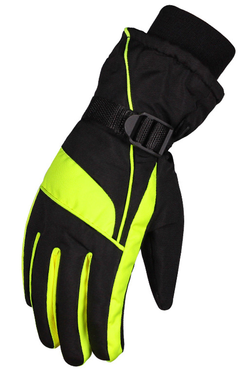 Women Thick Elastic Cuff Coldproof Outdoor Ski Gloves