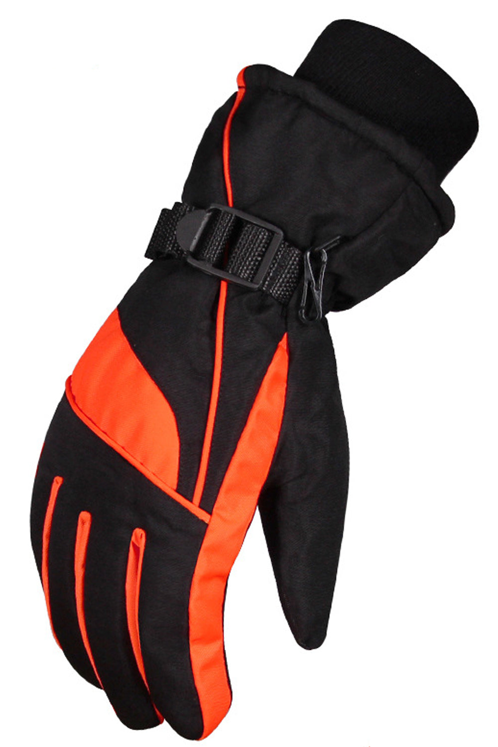Women Thick Elastic Cuff Coldproof Outdoor Ski Gloves