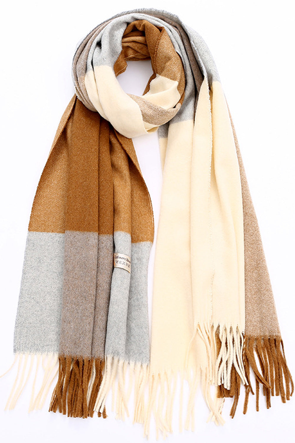 Women Cute Tassel Decorated Warm Comfortable Muffler