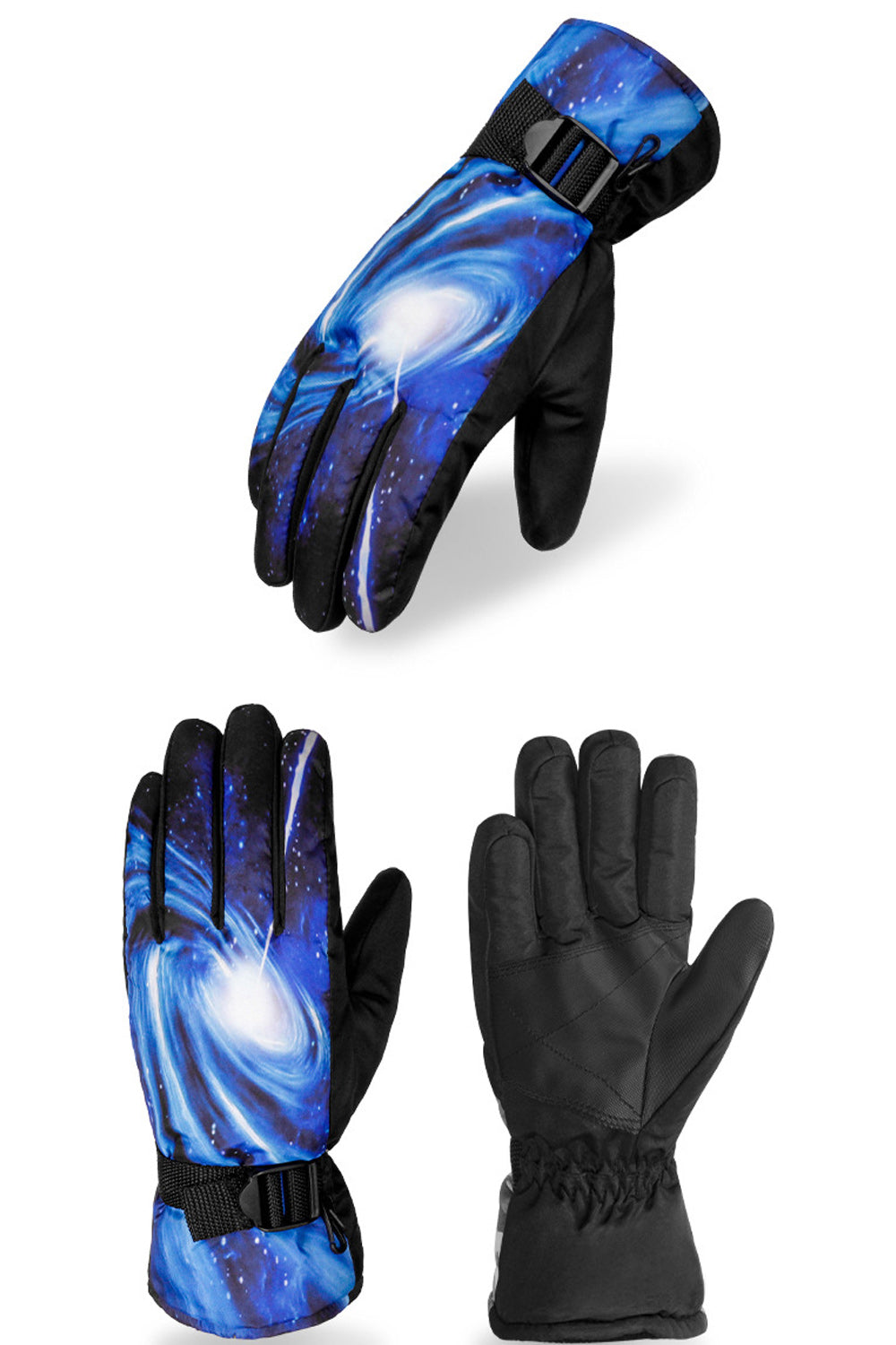 Women Water Resistant Coldproof Thick Outdoor Ski Gloves