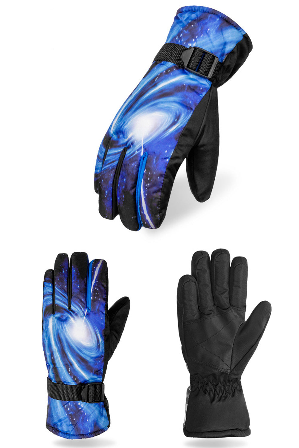 Women Water Resistant Coldproof Thick Outdoor Ski Gloves