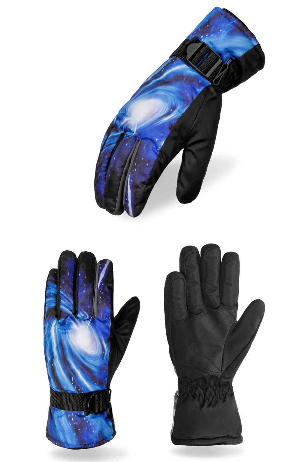 Women Water Resistant Coldproof Thick Outdoor Ski Gloves