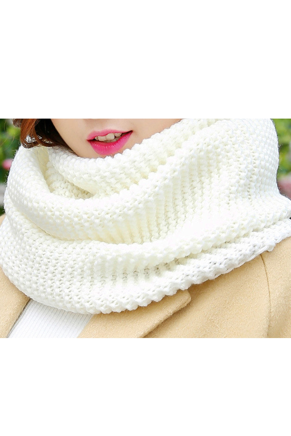 Women Solid Colored Elegant Styled Cozy Soft Lovely Winter Muffler