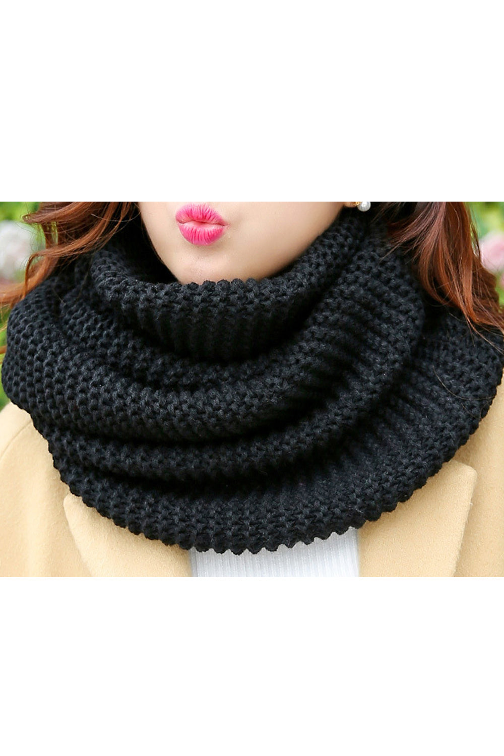 Women Solid Colored Elegant Styled Cozy Soft Lovely Winter Muffler