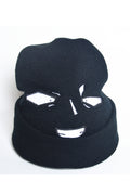 Women Elegant Smiley Expression Coldproof Knitted Hat