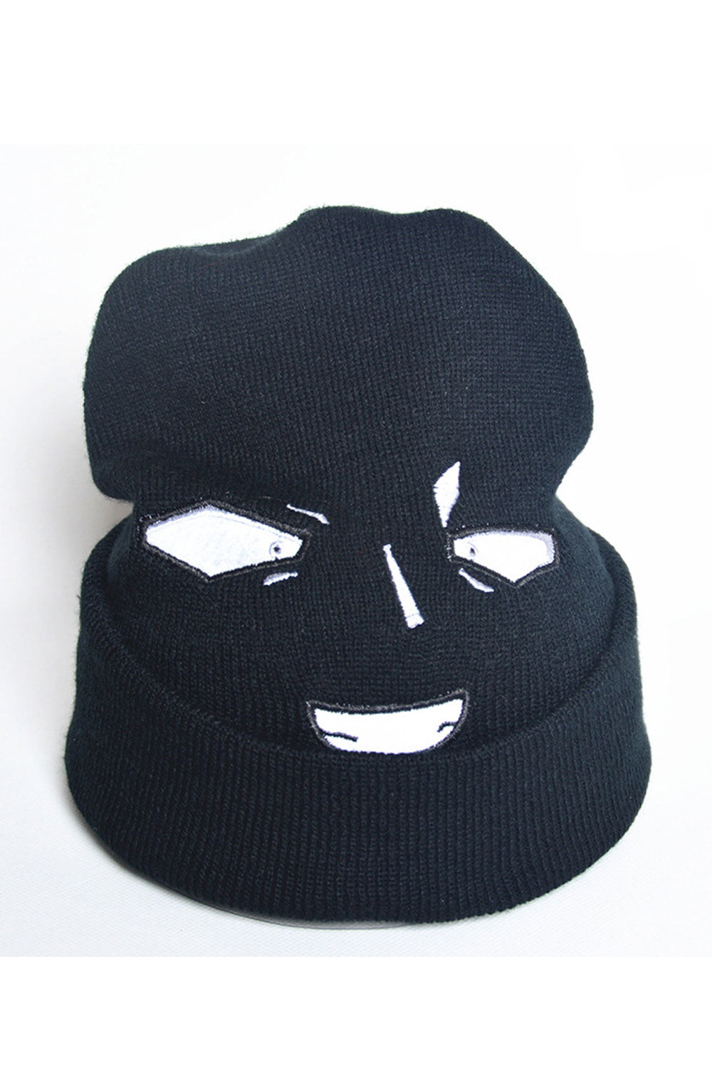 Women Elegant Smiley Expression Coldproof Knitted Hat